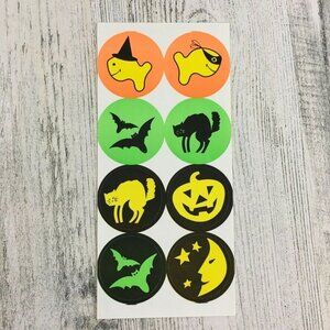 Vtg Pepperidge Farms Goldfish Crackers Sticker Sheet Halloween